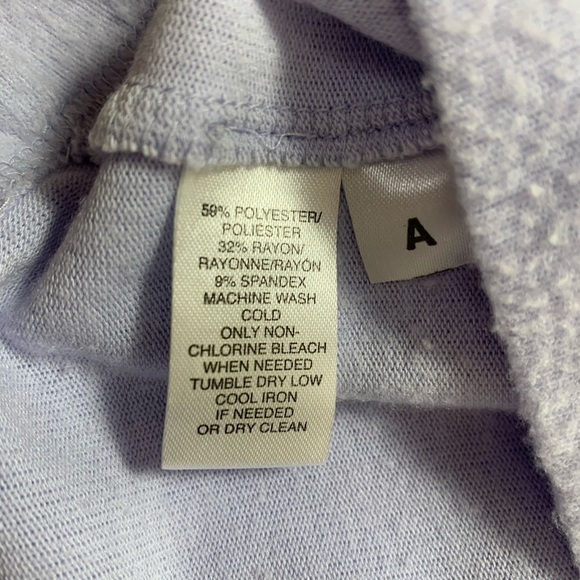 Lou & Grey Lavender Purple Soft Cowl Neck Pullover Womens S - Picture 5 of 10